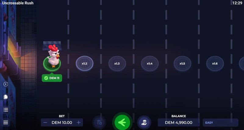 Uncrossable rush, uncrossable rush slot